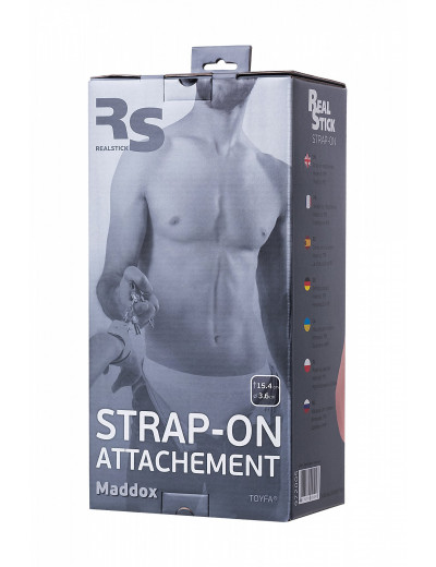 Насадка для страпона RealStick Strap-On by Maddox телесный 15,4 см 972005