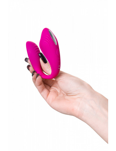 Вибратор для пар A-toys Cobrum розовый 9,6 см 767002