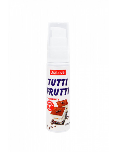 Съедобная гель-смазка Tutti-Frutti тирамису 30 г 30015