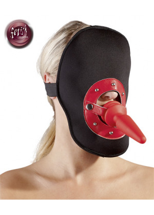 Кляп + маска на лицо Face Mask Black/Red 24910951001