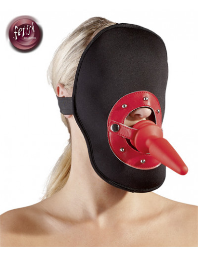 Кляп + маска на лицо Face Mask Black/Red 24910951001