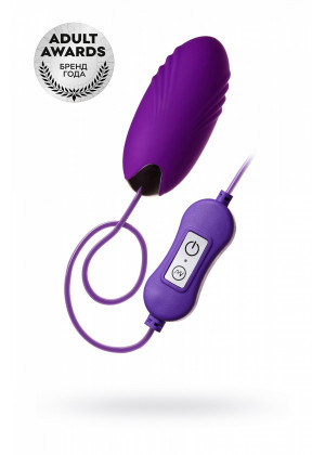 Виброяйцо с пультом управления A-Toys Shelly фиолетовое 6,5 см 764018