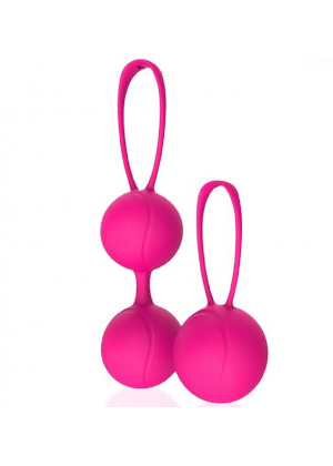 Набор вагинальных шариков со смещенным центом тяжести Cosmo розовые CSM-23140