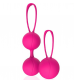 Набор вагинальных шариков со смещенным центом тяжести Cosmo розовые CSM-23140
