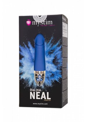 Вибратор Mystim Real Deal Neal синий 16,5 см 46532