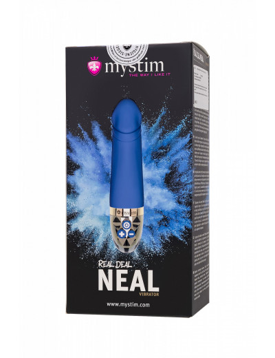 Вибратор Mystim Real Deal Neal синий 16,5 см 46532