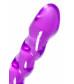 Двусторонний фаллоимитатор A-Toys Tanza фиолетовый 27,5 см 762009