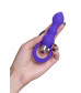 Анальная вибровтулка ToDo Curvy фиолетовая 14 см 358009