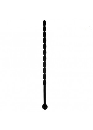 Уретральный стимулятор Sex Expert силиконовый черный 15,5 см SEM-55133