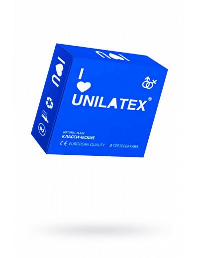 Презервативы Unilatex Natural Plain классические №3 шт 3002