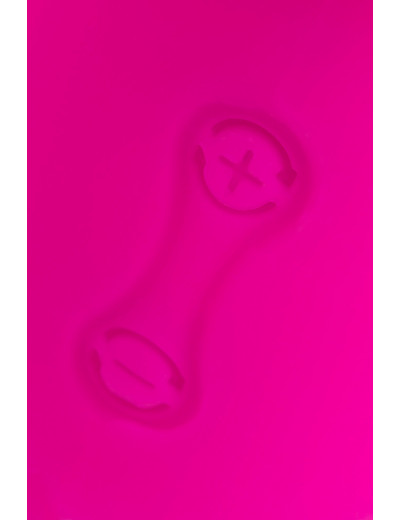 Вибратор с клиторальным стимулятором Leroina розовый 19 см 561007