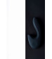 Нереалистичный вибратор Sense Max силикон чёрный 16 см SVB
