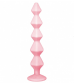 Анальная цепочка с кристаллом Baddy розовый 17,7 см 1400-01lola