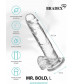 Фаллоимитатор Mr.Bold L прозрачный 18,5 см SX 0058