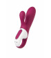 Вибратор Satisfyer Hot Bunny с функцией нагрева красный 17,5 см 4001678RED