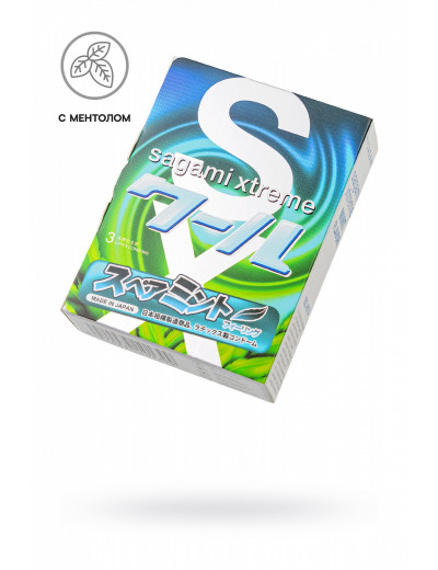 Презервативы Sagami xtreme Mint №3 759/1