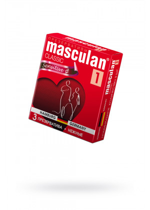 Презервативы Masculan Classic Senitive 3 шт 300