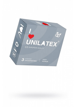 Презервативы Unilatex Ribbed ребристые №3 шт 3018