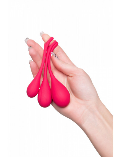 Набор вагинальных шариков Satisfyer Yoni красный 13,5 см J1517-2
