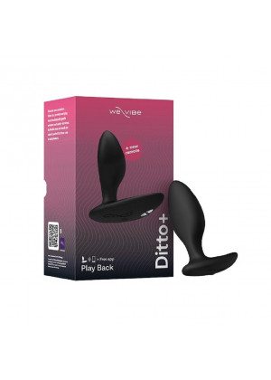 Анальная вибровтулка We-Vibe Ditto + черная 7,5 см SNDT2SG4