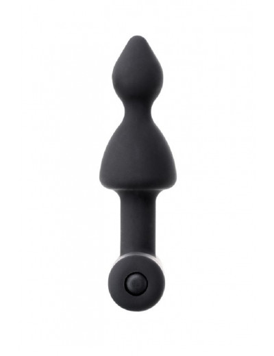 Анальная вибровтулка Erotist черный 8,5 см 541311