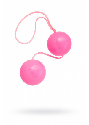 Вагинальные шарики для укрепления мышц розовые 3 см 885006-3