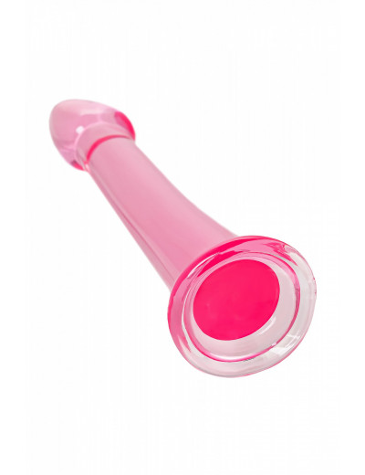 Нереалистичный фаллоимитатор Jelly Dildo розовый 22 см 882028-3