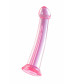 Нереалистичный фаллоимитатор Jelly Dildo розовый 22 см 882028-3