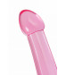 Нереалистичный фаллоимитатор Jelly Dildo розовый 22 см 882028-3