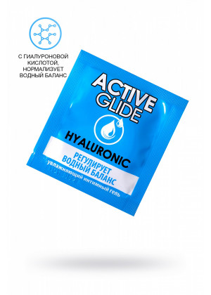 Увлажняющий интимный гель Active Glide Hyaluronic 3 г 29005t