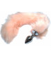 Анальная втулка с персиковым хвостом 6,5 см ДАН-2752