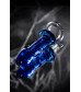 Анальная втулка Sexus Glass стекло синяя 16 см 912210