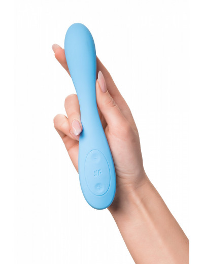 Многофункциональный стимулятор для пар Satisfyer G-Spot Flex 4+ голубой 19,5 см J2018-295