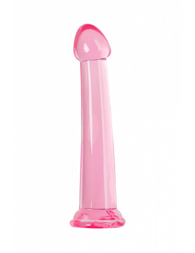 Нереалистичный фаллоимитатор Jelly Dildo розовый 20 см 882027-3