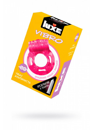 Виброкольцо Ужас Альпиниста + презерватив Luxe Vibro 1 шт 657