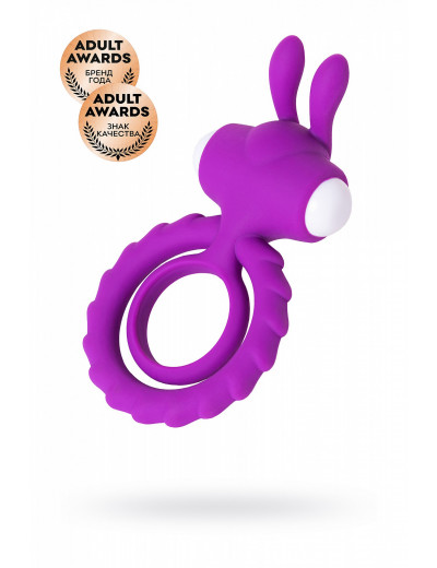 Эрекционное кольцо на пенис Good Bunny фиолетовое 9 см 782017