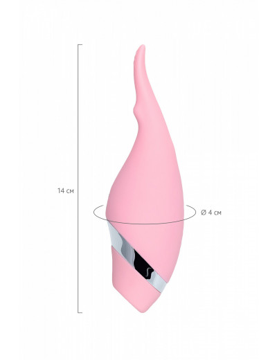 Многофункциональный стимулятор Flovetta розовый 14 см 457706