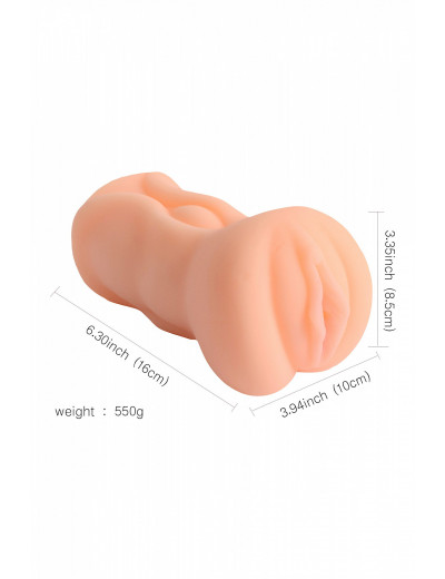 Мастурбатор реалистичный вагина Xise телесный 16 см XS-MA60057