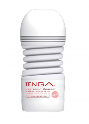 Мастурбатор Tenga Rolling Head Cup Gentle Вращающаяся Головка белый TOC-203S