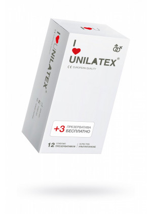 Презервативы Unilatex Natural Ultrathin ультратонкие №15 шт 150