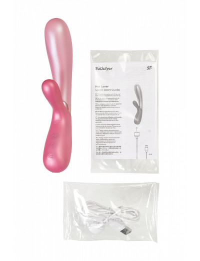 Многопрограммный вибратор Satisfyer Hot Lover с функцией нагрева розовый J2018-82-2