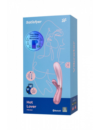 Многопрограммный вибратор Satisfyer Hot Lover с функцией нагрева розовый J2018-82-2