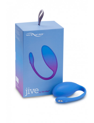 Виброяйцо We-Vibe Jive с глубокими вибрациями со смарт-управлением голубое 8 см WV-Jive-Blue
