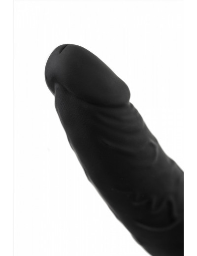 Насадка на пенис для двойного проникновения чёрная 16,5 см 901414-5