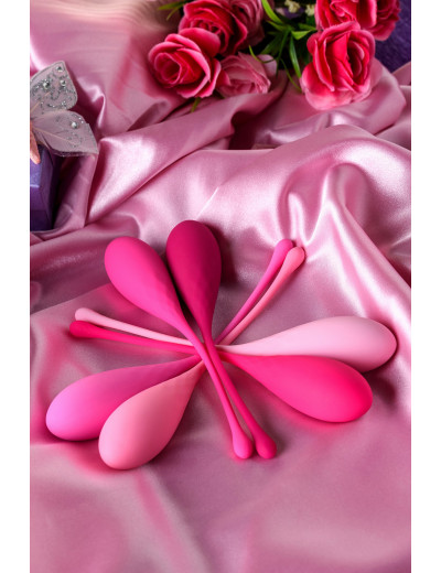 Набор вагинальных шариков K-Rose розовый 6 шт 210206