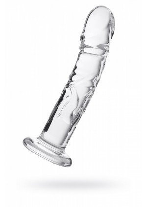Фаллоимитатор Sexus Glass стеклянный прозрачный 18,4 см 912176