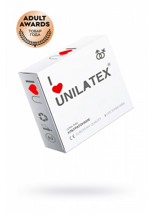 Презервативы Unilatex Natural Ultrathin ультратонкие № 3 шт  3012