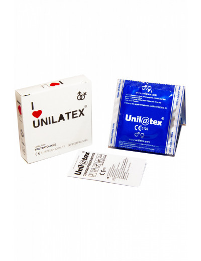 Презервативы Unilatex Natural Ultrathin ультратонкие № 3 шт  3012