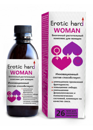 Концентрат биогенный для женщин Erotic hard для повышения либидо и сексуальности 250 мл 73/3