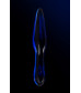 Двусторонний фаллоимитатор Sexus Glass стекло синий 17,5 см 912190